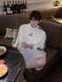 Letter Print Oversized Sweatshirt